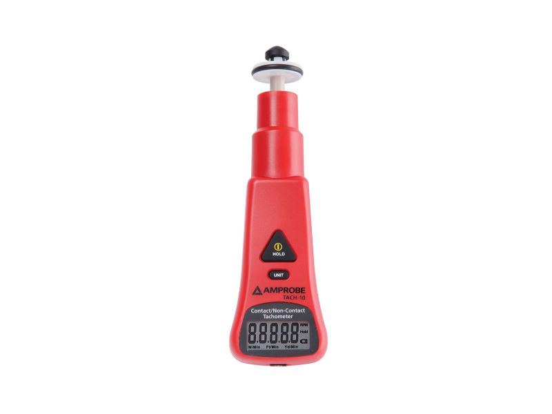 Amprobe TACH-10 Contact and Non-Contact Tachometer