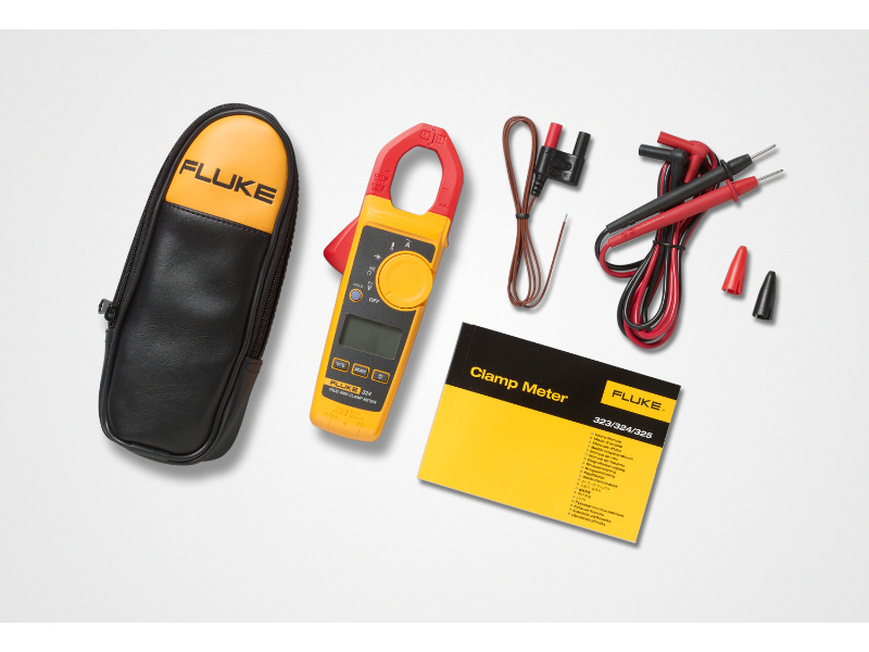 Fluke 324 True-RMS Clamp Meter with Temperature & Capacitance